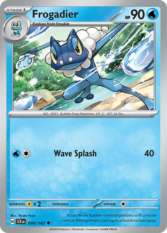 Frogardier 040/142 - POKEMON SCARLET & VIOLET: STELLAR CROWN