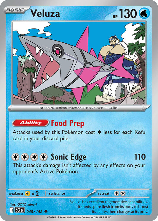 Veluza 045/142 - POKEMON SCARLET & VIOLET: STELLAR CROWN