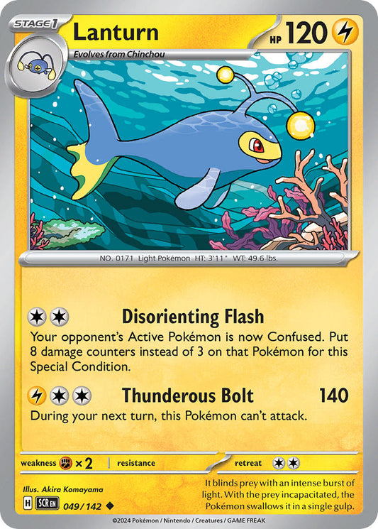 Lanturn 049/142 - POKEMON SCARLET & VIOLET: STELLAR CROWN