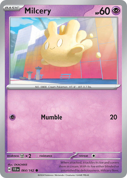Milcery 064/142 - POKEMON SCARLET & VIOLET: STELLAR CROWN