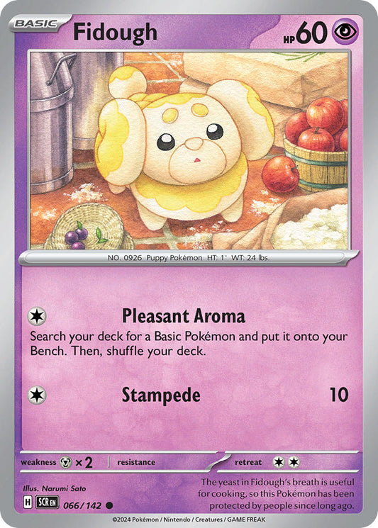 Fidough 066/142 - POKEMON SCARLET & VIOLET: STELLAR CROWN