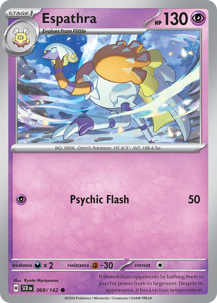 Espathra 069/142 - POKEMON SCARLET & VIOLET: STELLAR CROWN - Pokemon Single Card