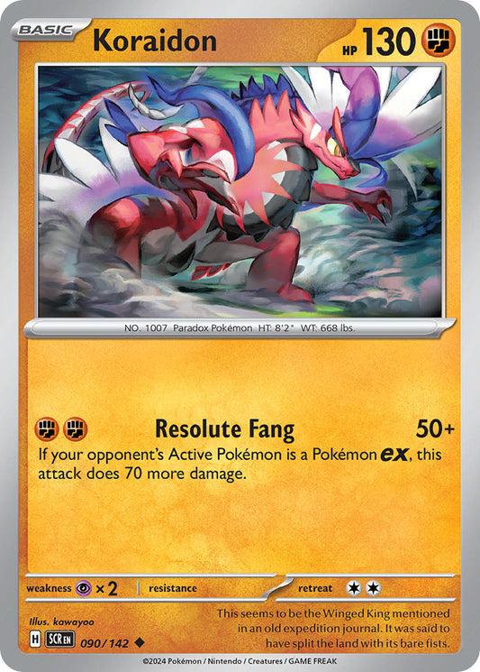 Koraidon 090/142 - POKEMON SCARLET & VIOLET: STELLAR CROWN