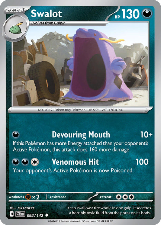 Swalot 092/142 - POKEMON SCARLET & VIOLET: STELLAR CROWN