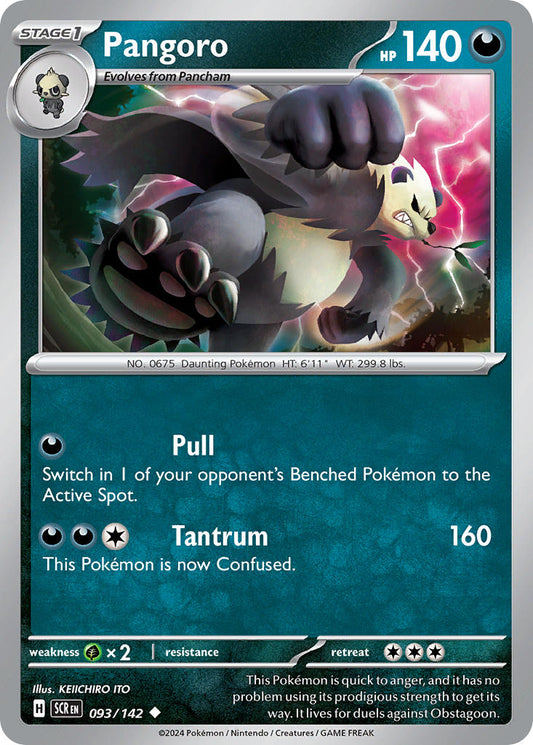Pangoro 093/142 - POKEMON SCARLET & VIOLET: STELLAR CROWN