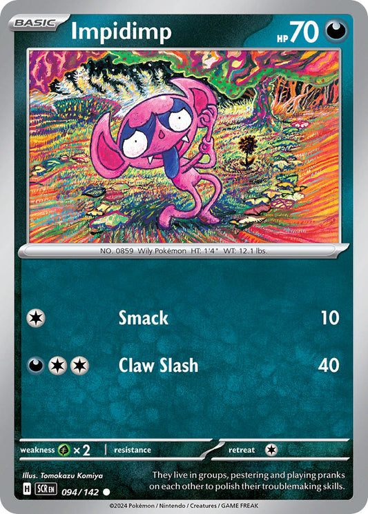 Impidimp 094/142 - POKEMON SCARLET & VIOLET: STELLAR CROWN