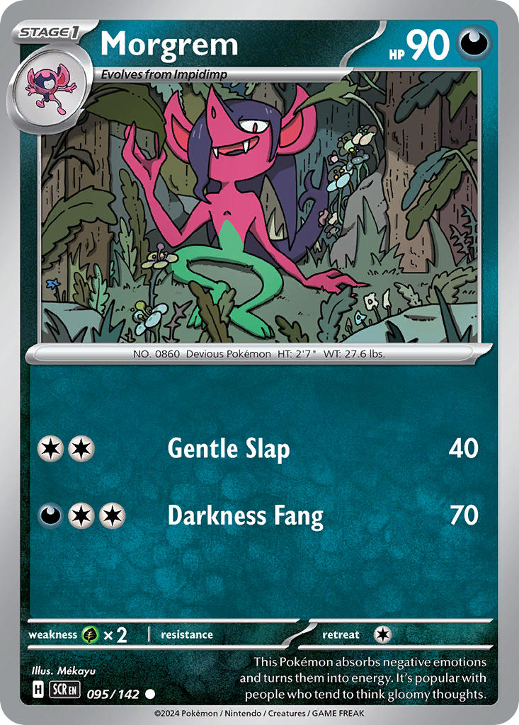 Morgrem 095/142 - POKEMON SCARLET & VIOLET: STELLAR CROWN - Pokemon Single Card