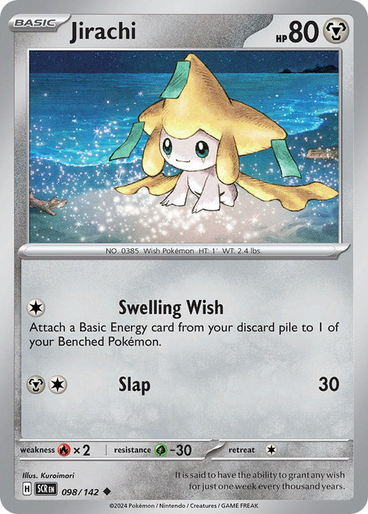 Jirachi 098/142 - POKEMON SCARLET & VIOLET: STELLAR CROWN