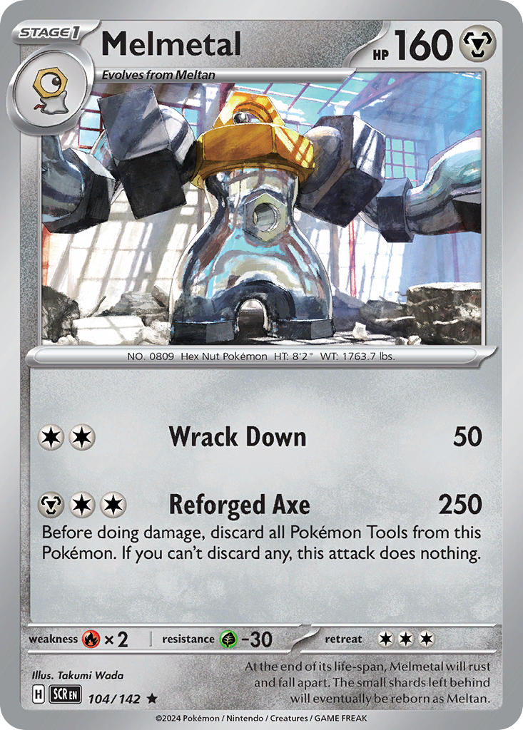 Melmetal 104/142 - POKEMON SCARLET & VIOLET: STELLAR CROWN