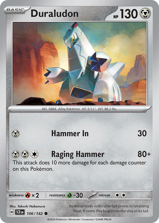 Duraludon 106/142 - POKEMON SCARLET & VIOLET: STELLAR CROWN