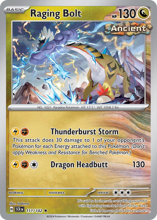 Raging Bolt 111/142 - POKEMON SCARLET & VIOLET: STELLAR CROWN