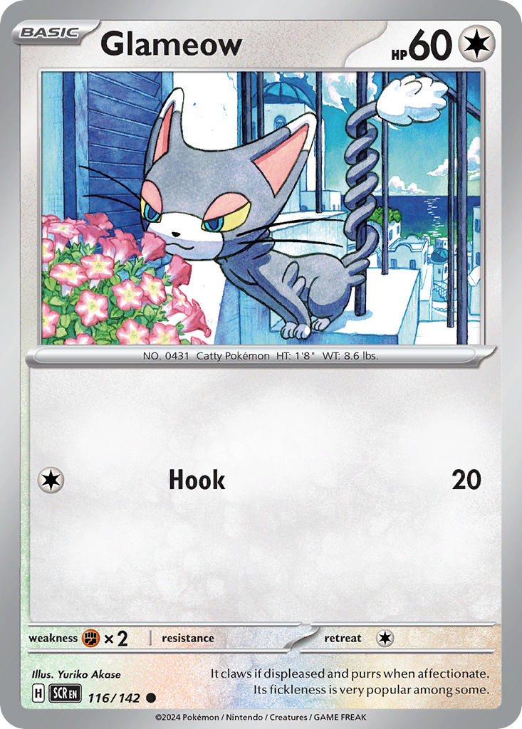 Glameow 116/142 - POKEMON SCARLET & VIOLET: STELLAR CROWN - Pokemon Single Card
