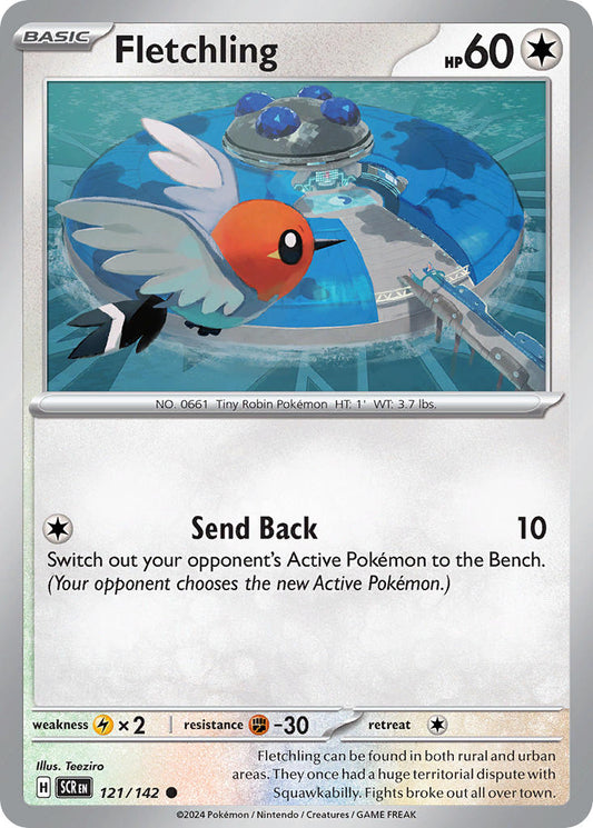 Fletching 121/142 - POKEMON SCARLET & VIOLET: STELLAR CROWN
