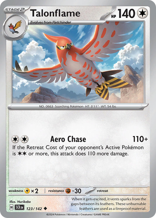 Talonflame 123/142 - POKEMON SCARLET & VIOLET: STELLAR CROWN