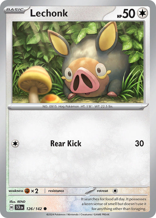 Lechonk 126/142 - POKEMON SCARLET & VIOLET: STELLAR CROWN