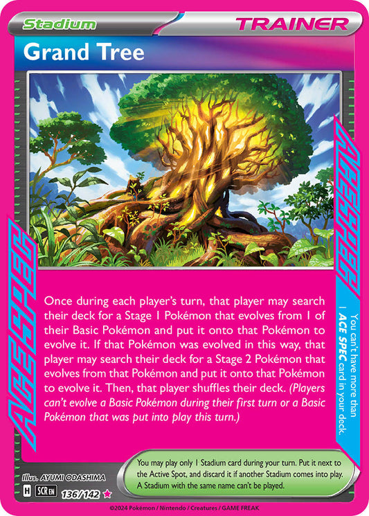 Grand Tree 136/142 - POKEMON SCARLET & VIOLET: STELLAR CROWN