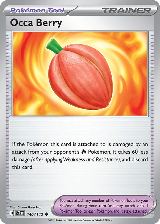 Occa Berry 140/142 - POKEMON SCARLET & VIOLET: STELLAR CROWN