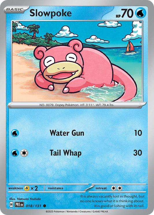 018/131 Slowpoke - SCARLET & VIOLET: PRISMATIC EVOLUTIONS - Pokemon Single Card
