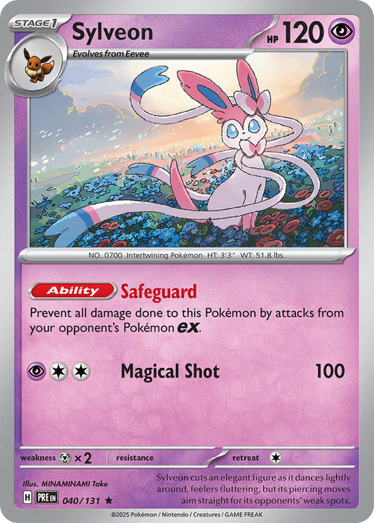040/131 Sylveon - SCARLET & VIOLET: PRISMATIC EVOLUTIONS - Pokemon Single Card