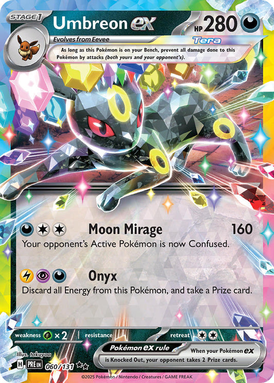 060/131 Umbreon ex - SCARLET & VIOLET: PRISMATIC EVOLUTIONS - Pokemon Single Card