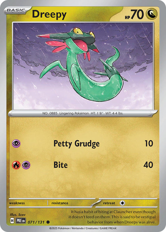 071/131 Dreepy - SCARLET & VIOLET: PRISMATIC EVOLUTIONS - Pokemon Single Card