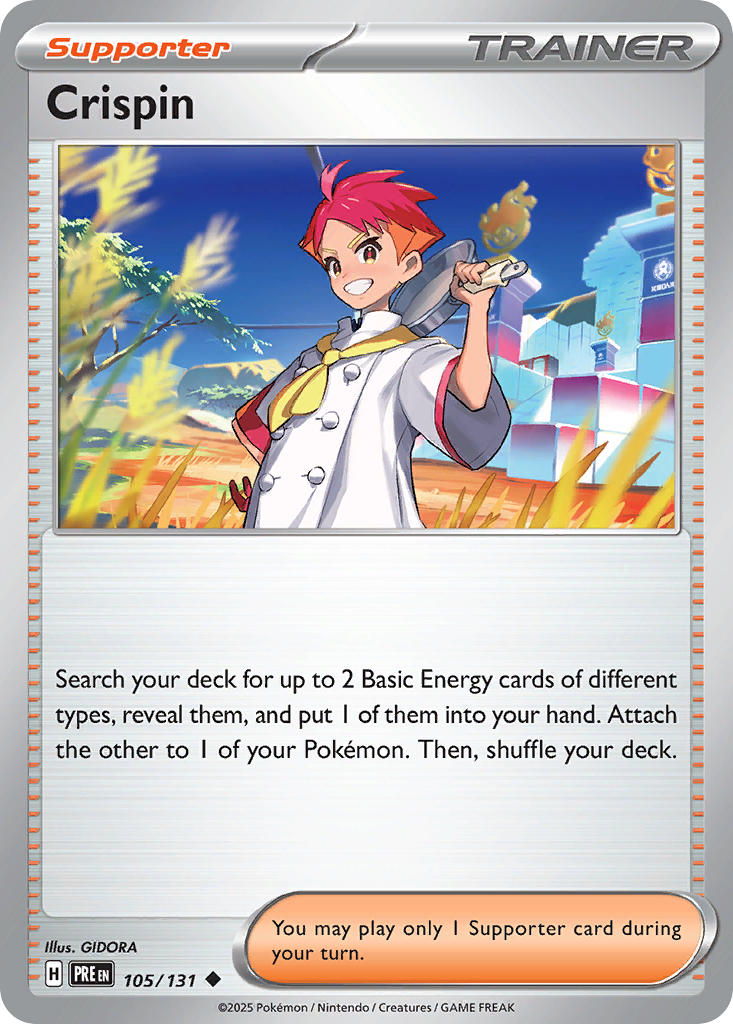 105/131 Crispin - SCARLET & VIOLET: PRISMATIC EVOLUTIONS - Pokemon Single Card