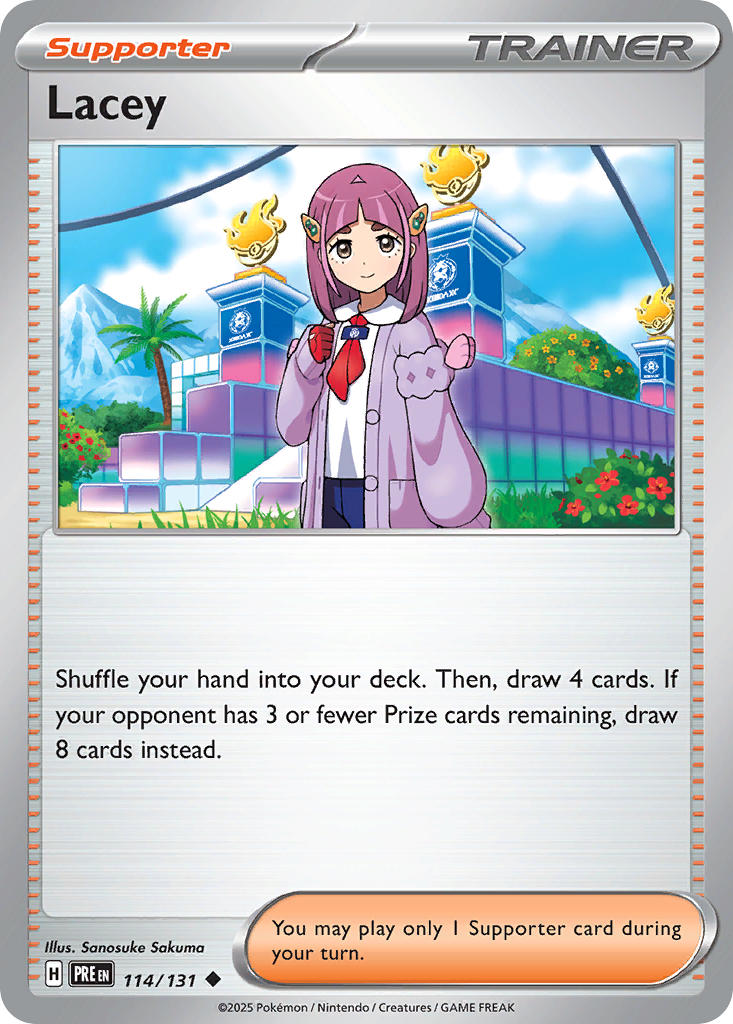 114/131 Lacey - SCARLET & VIOLET: PRISMATIC EVOLUTIONS - Pokemon Single Card
