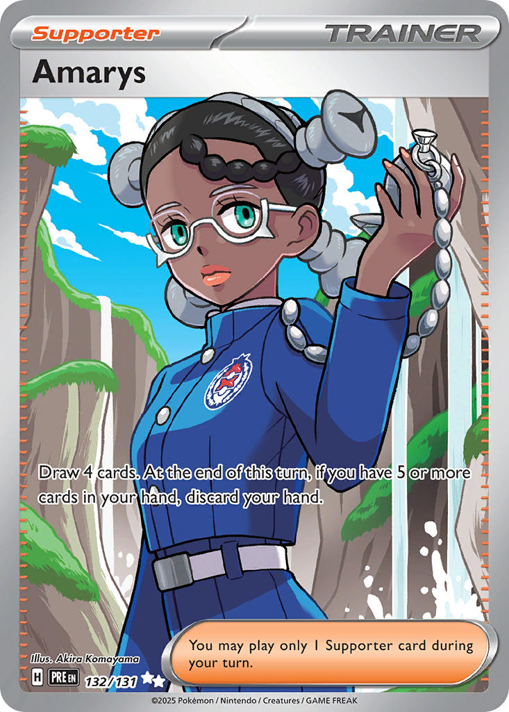 132/131 Amarys - SCARLET & VIOLET: PRISMATIC EVOLUTIONS - Pokemon Single Card