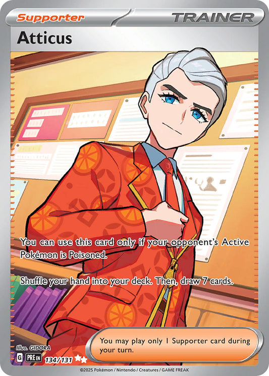 134/131 Atticus - SCARLET & VIOLET: PRISMATIC EVOLUTIONS - Pokemon Single Card