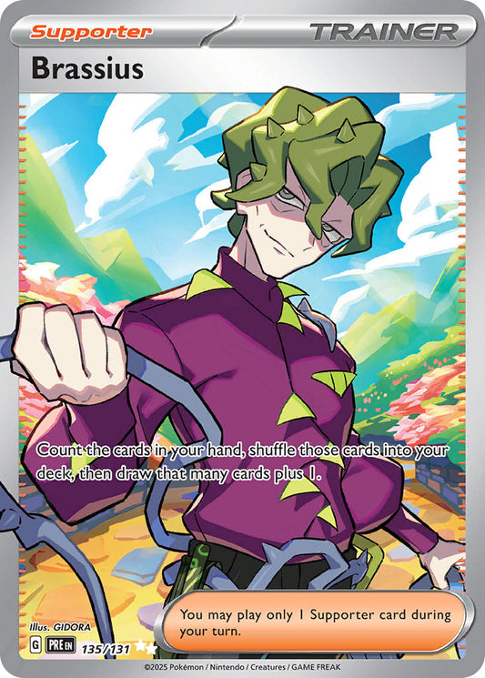 135/131 Brassius - SCARLET & VIOLET: PRISMATIC EVOLUTIONS - Pokemon Single Card
