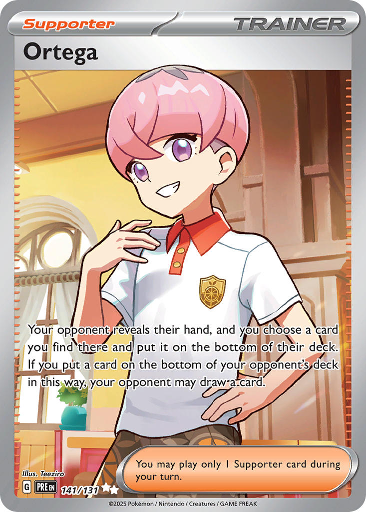 141/131 Ortega - SCARLET & VIOLET: PRISMATIC EVOLUTIONS - Pokemon Single Card