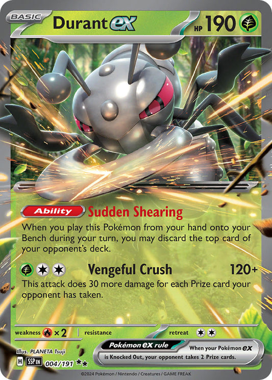 Durant ex 004/191 - POKEMON SCARLET & VIOLET: SURGING SPARKS