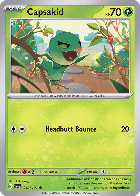 Capsakid 012/191 - POKEMON SCARLET & VIOLET: SURGING SPARKS