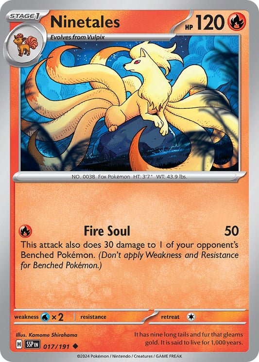 Ninetales 017/191 - POKEMON SCARLET & VIOLET: SURGING SPARKS
