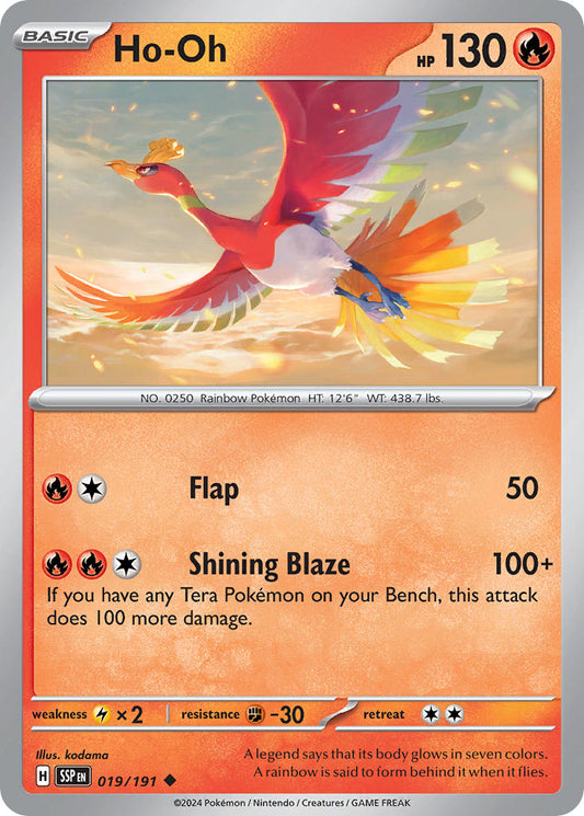 Ho-Oh 019/191 - POKEMON SCARLET & VIOLET: SURGING SPARKS