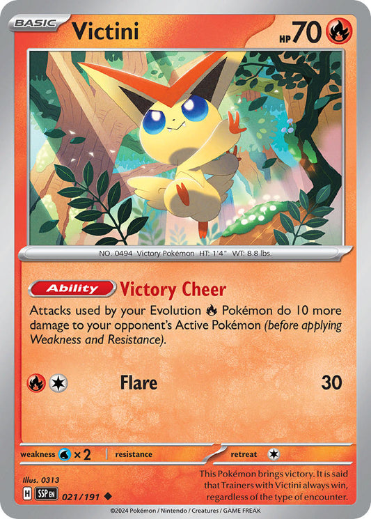 Victini 021/191 - POKEMON SCARLET & VIOLET: SURGING SPARKS