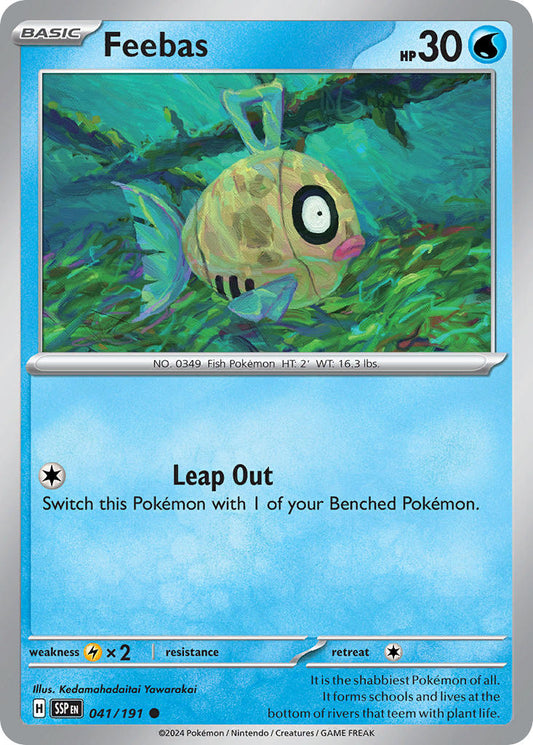 Feebas 041/191 - POKEMON SCARLET & VIOLET: SURGING SPARKS
