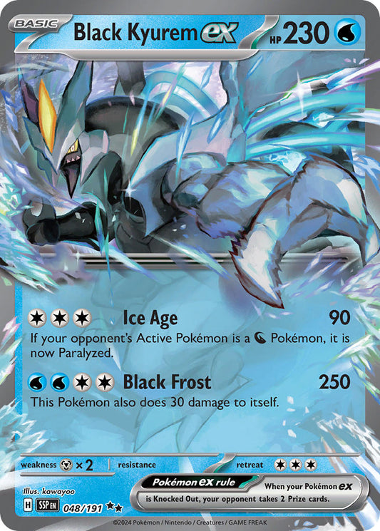 Black Kyurem ex 048/191 - POKEMON SCARLET & VIOLET: SURGING SPARKS