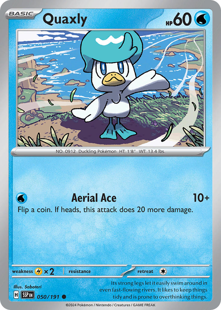 Quaxly 050/191 - POKEMON SCARLET & VIOLET: SURGING SPARKS