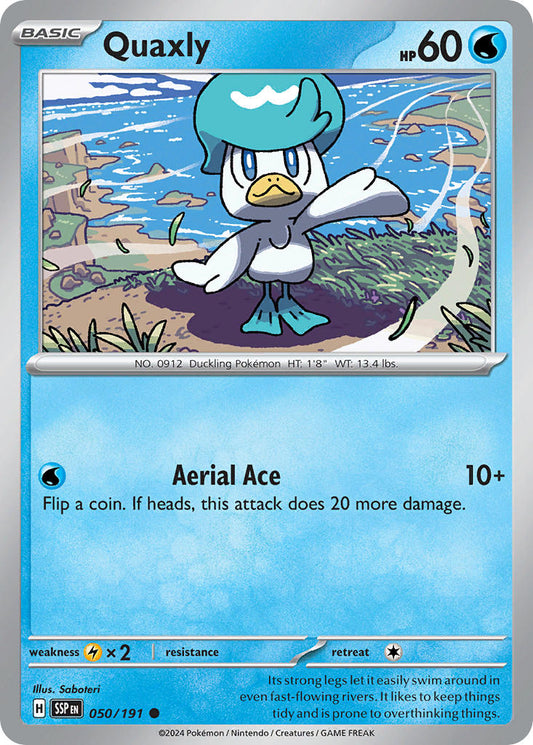 Quaxly 050/191 - POKEMON SCARLET & VIOLET: SURGING SPARKS
