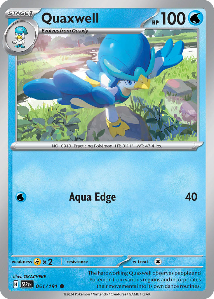 Quaxwell 051/191 - POKEMON SCARLET & VIOLET: SURGING SPARKS