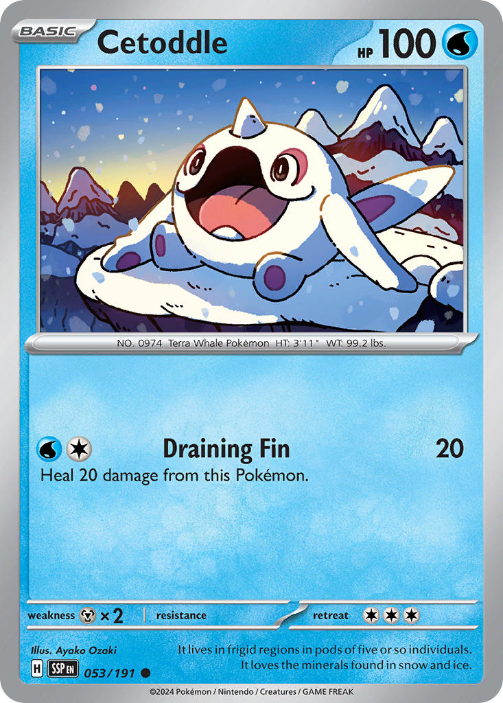 Cetoddle 053/191 - POKEMON SCARLET & VIOLET: SURGING SPARKS