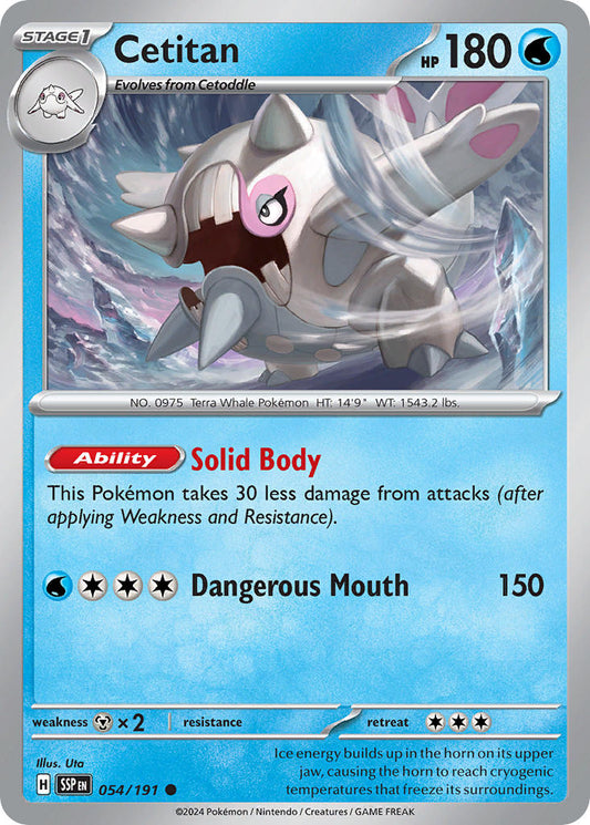 Cetitan 054/191 - POKEMON SCARLET & VIOLET: SURGING SPARKS
