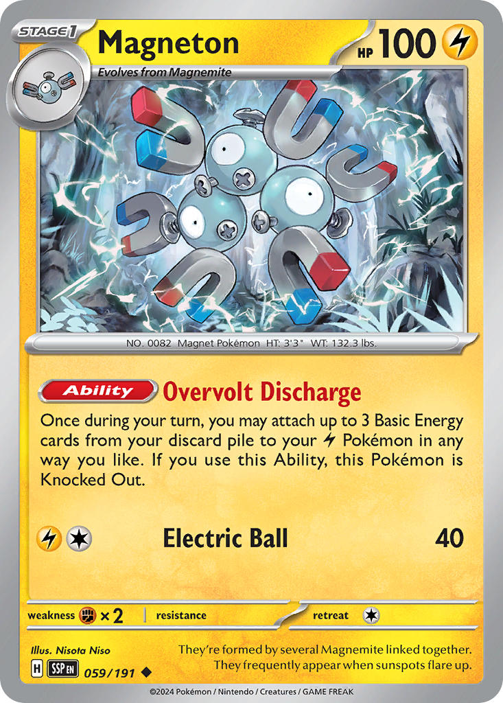 Magneton 059/191 - POKEMON SCARLET & VIOLET: SURGING SPARKS