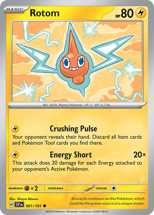 Rotom 061/191 - POKEMON SCARLET & VIOLET: SURGING SPARKS
