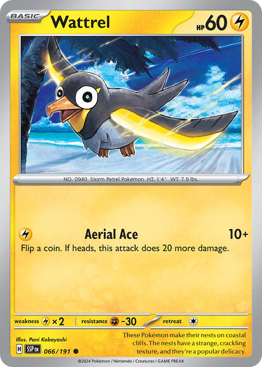 Wattrel 066/191 - POKEMON SCARLET & VIOLET: SURGING SPARKS
