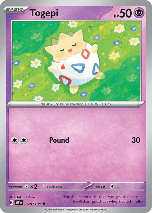 Togepi 070/191 - POKEMON SCARLET & VIOLET: SURGING SPARKS