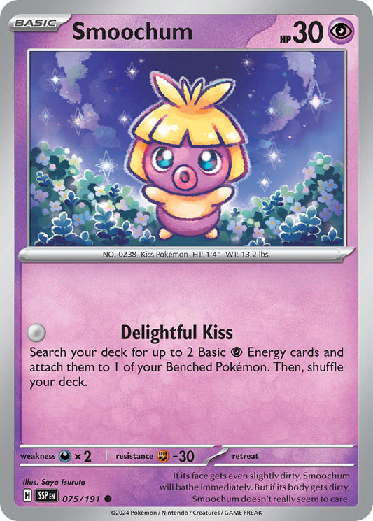 Smoochum 075/191 - POKEMON SCARLET & VIOLET: SURGING SPARKS
