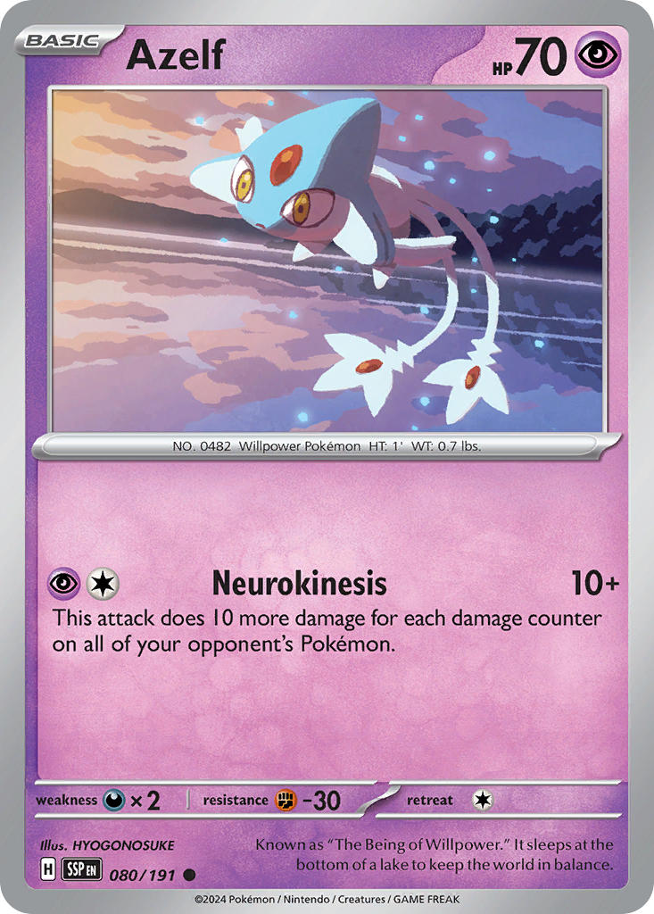 Azelf 080/191 - POKEMON SCARLET & VIOLET: SURGING SPARKS