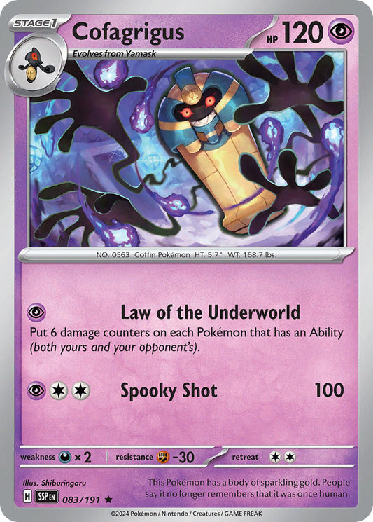 Cofagrigus 083/191 - POKEMON SCARLET & VIOLET: SURGING SPARKS